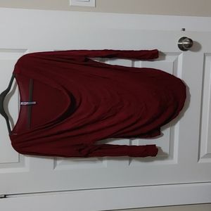 Azules Red Long Sleeve Top